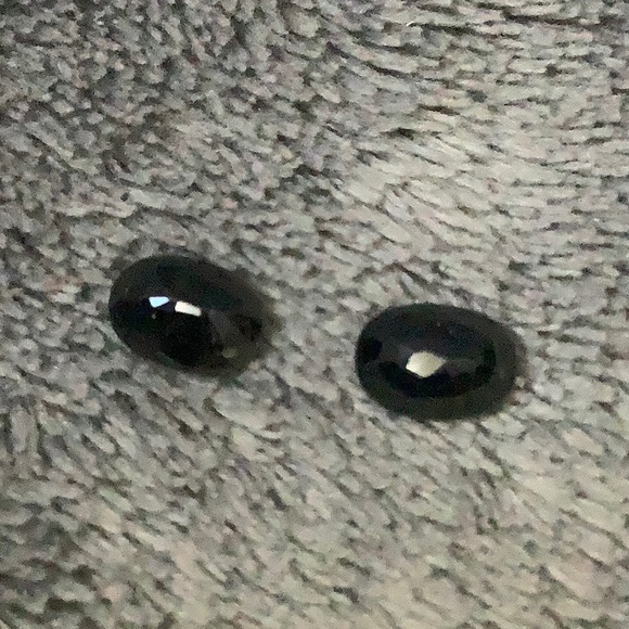 NWT Set of 2 loose 1-carat natural midnight sapphires - Picture 8 of 11